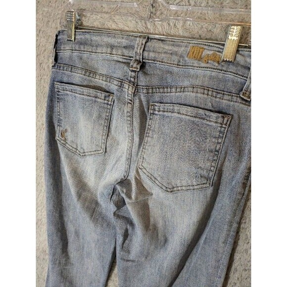 Kut from the Kloth Light Wash Distressed Straight Leg Jeans Women's Size 4 - Picture 9 of 12